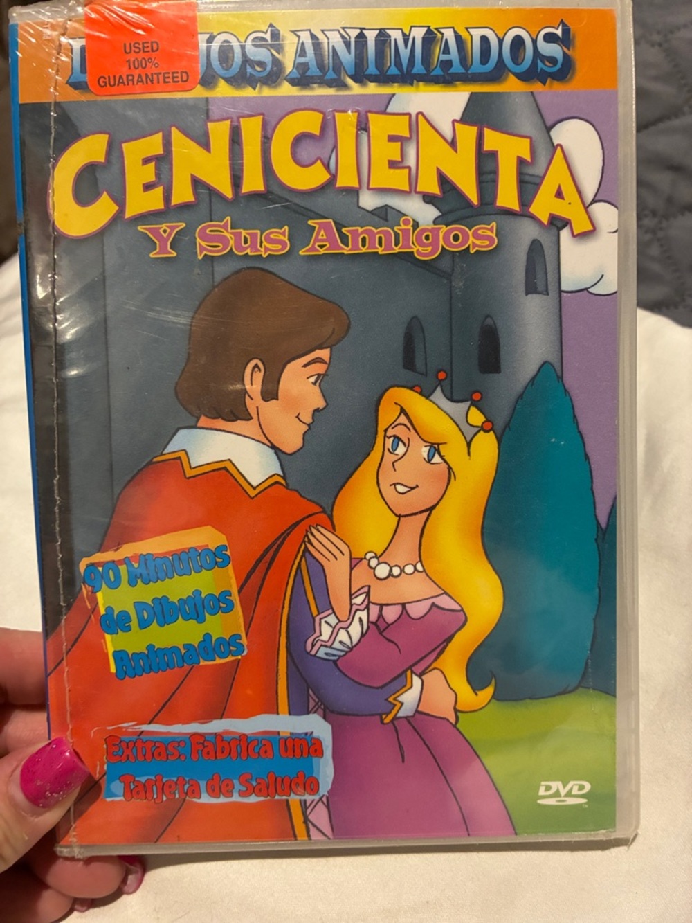 Cenicienta y Sus Amigos (Spanish DVD) - Pink & Purple Cover